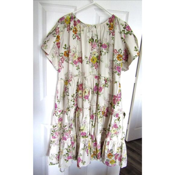 Johnny Was Magnolia Floral Tiered Dress - Picture 3 of 7